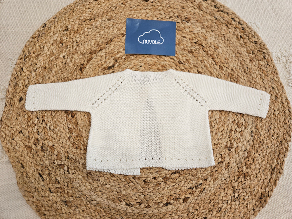 Cardigan ricamato