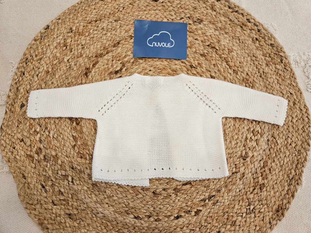 Cardigan ricamato