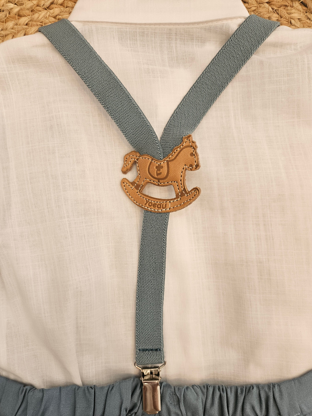 Completo Camicia e Bermuda Bretelle