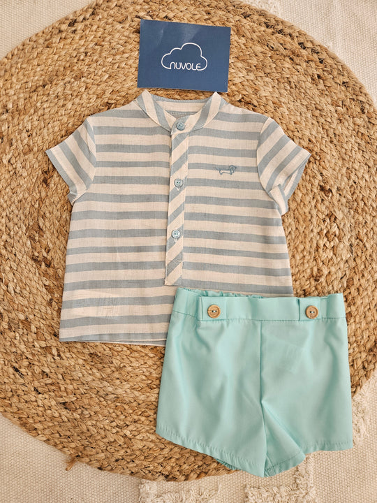 Completo camicia e shorts