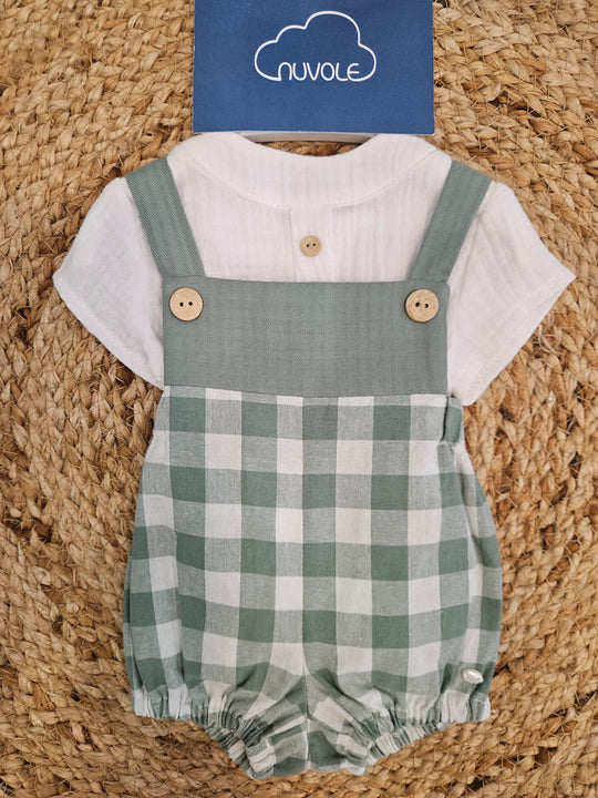 Completo Camicia e Salopette Pagliaccetto