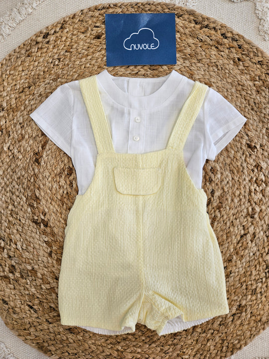 Completo Camicia e Salopette Pagliaccetto