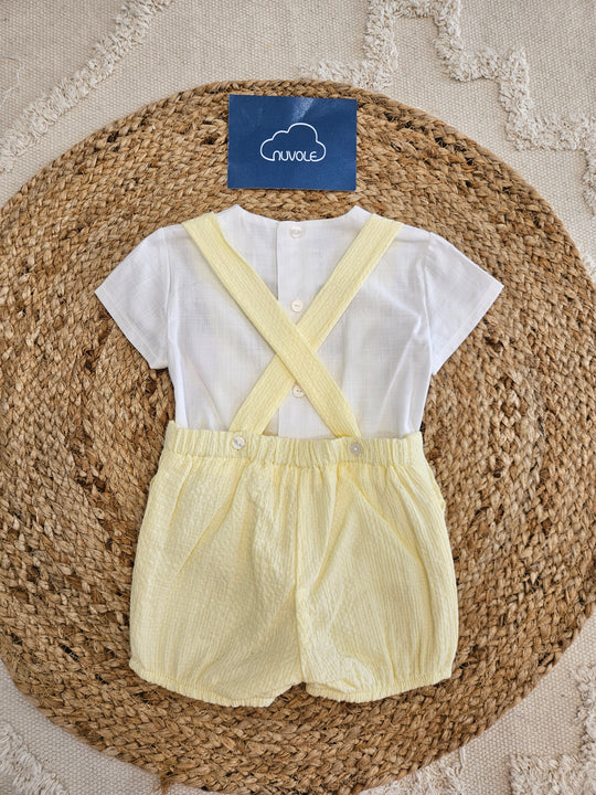 Completo Camicia e Salopette Pagliaccetto