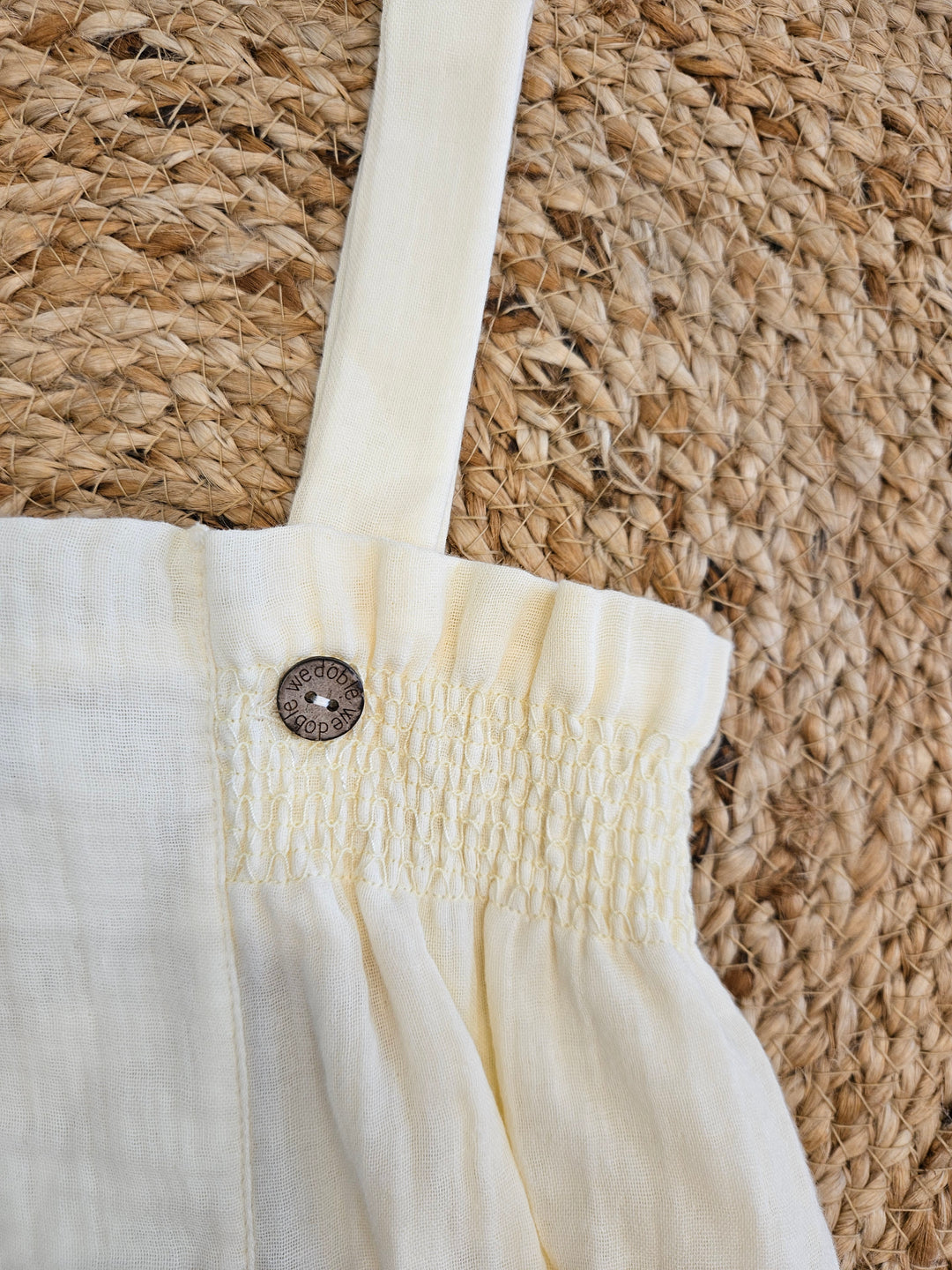 Salopette giallo paglierino