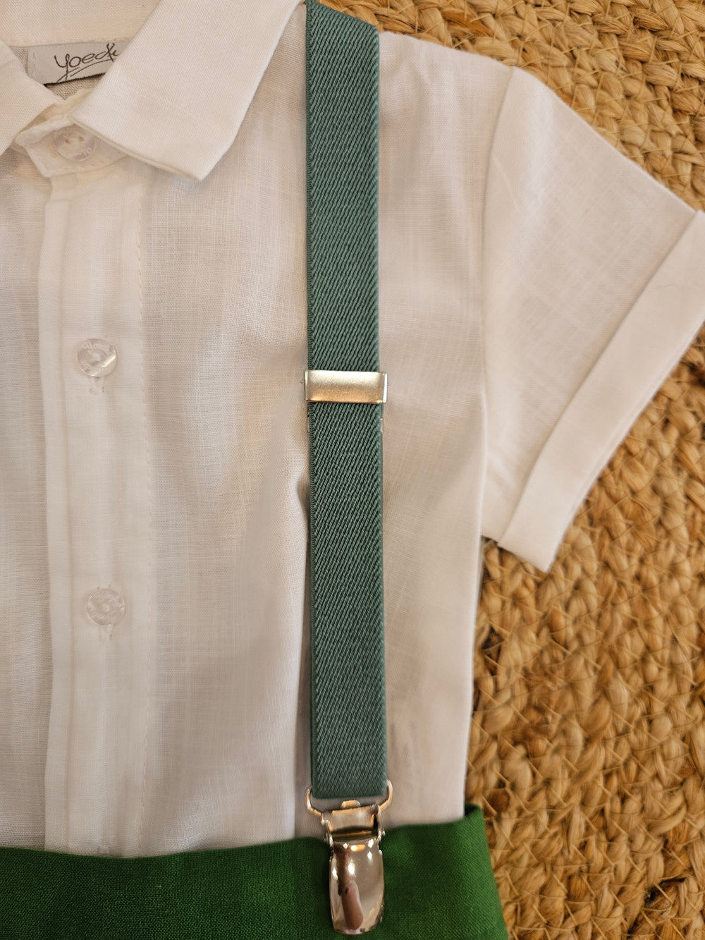 Completo Camicia e Bermuda Bretelle