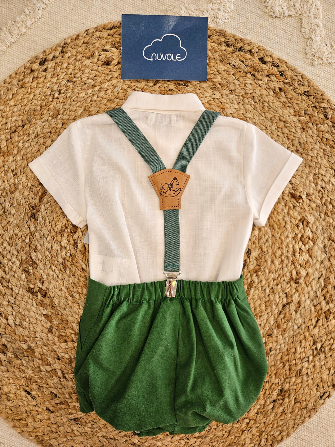 Completo Camicia e Bermuda Bretelle