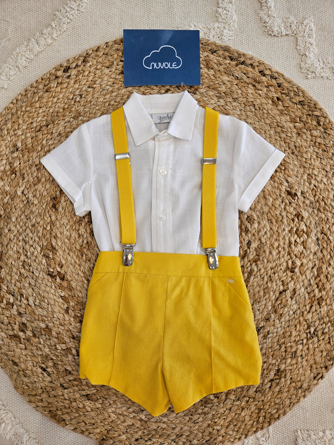 Completo Camicia e Bermuda Bretelle