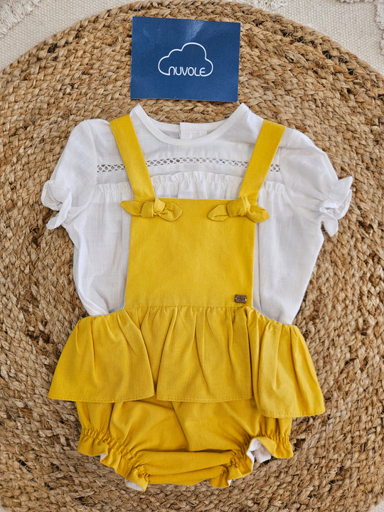 Completo Salopette e blusa