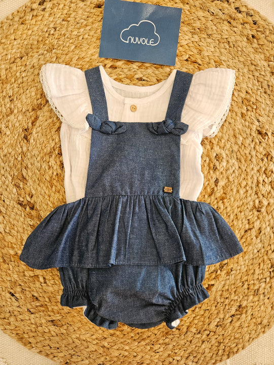 Completo Salopette e camicia