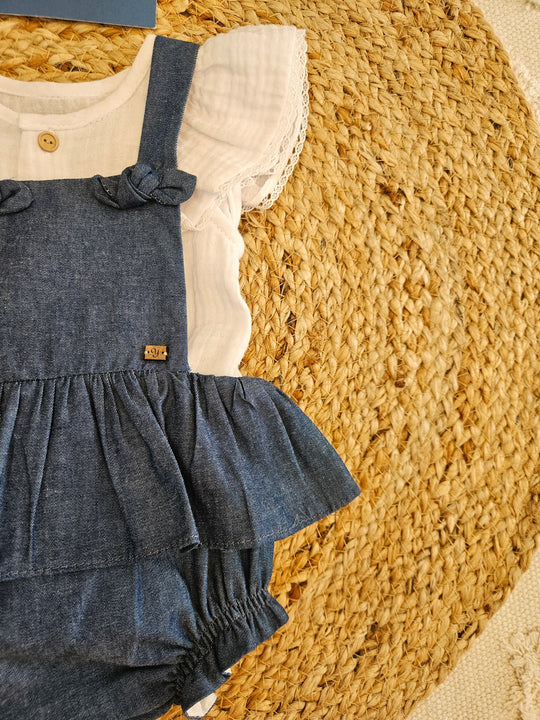 Completo Salopette e camicia