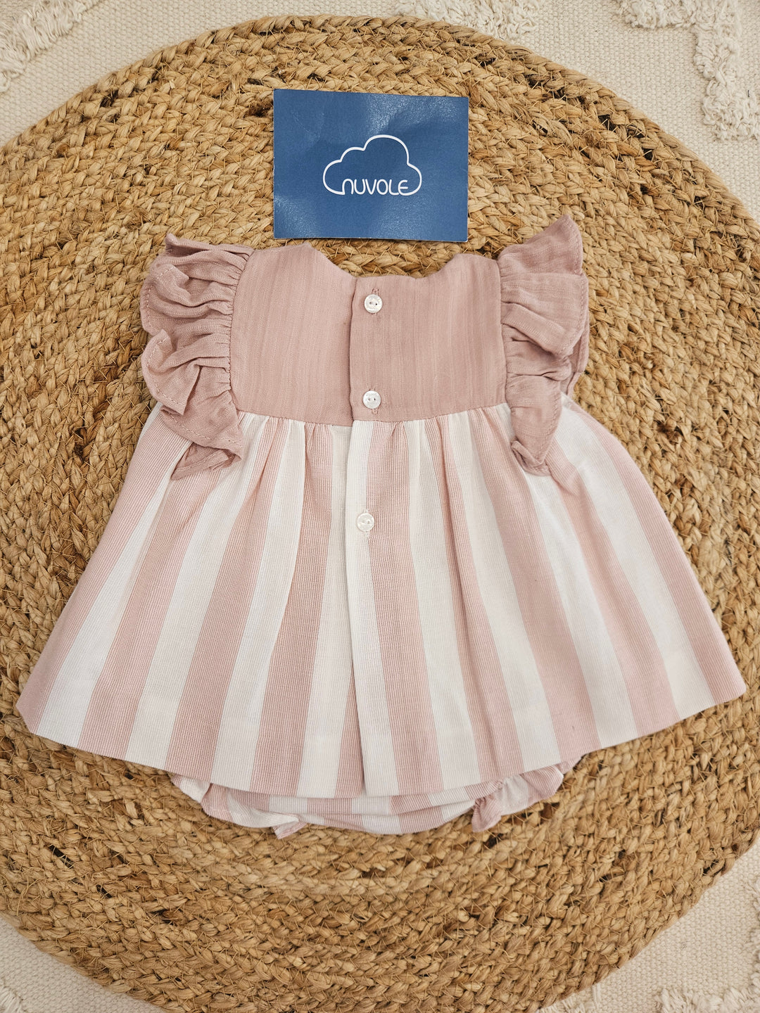Abitino con culotte righe