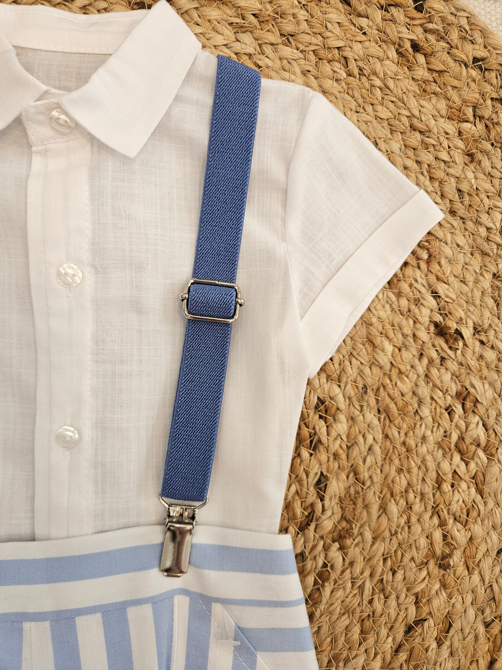 Completo Camicia e Bermuda Bretelle