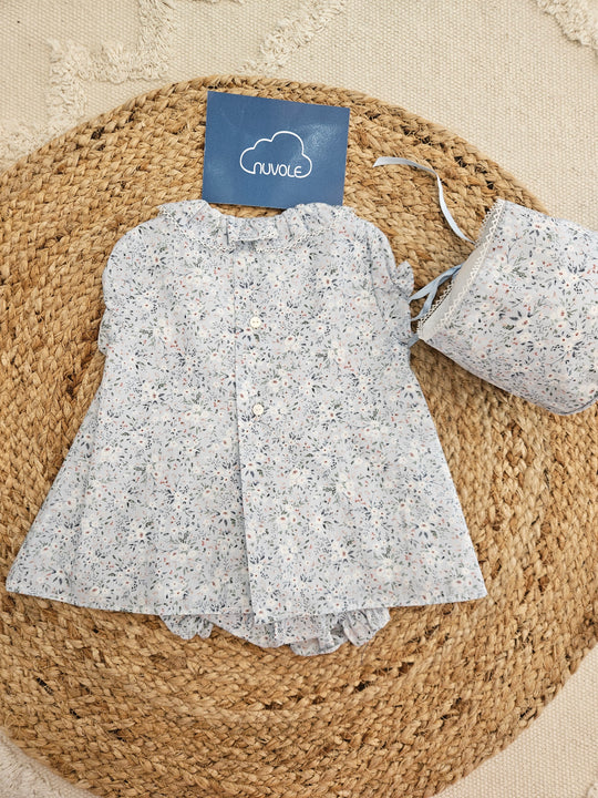 Abito con culotte  e cuffietta
