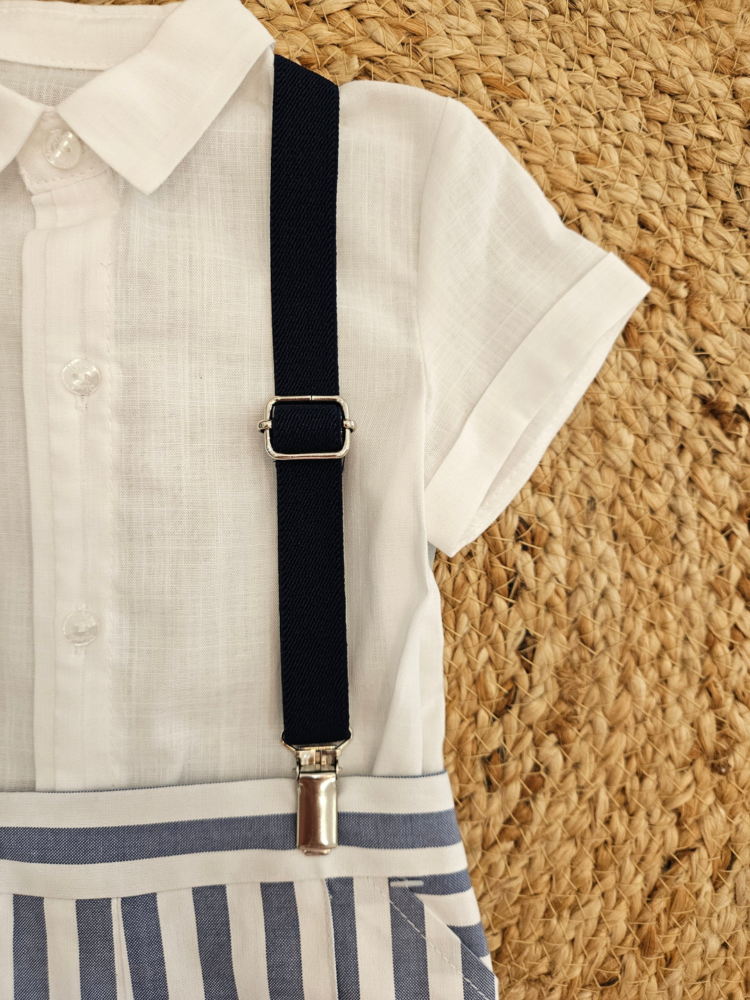 Completo Camicia e Bermuda Bretelle