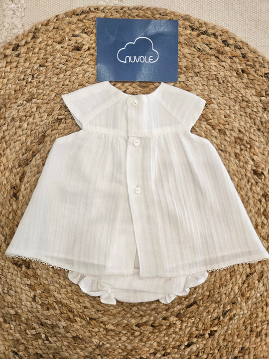 Abito con culotte  e cuffietta