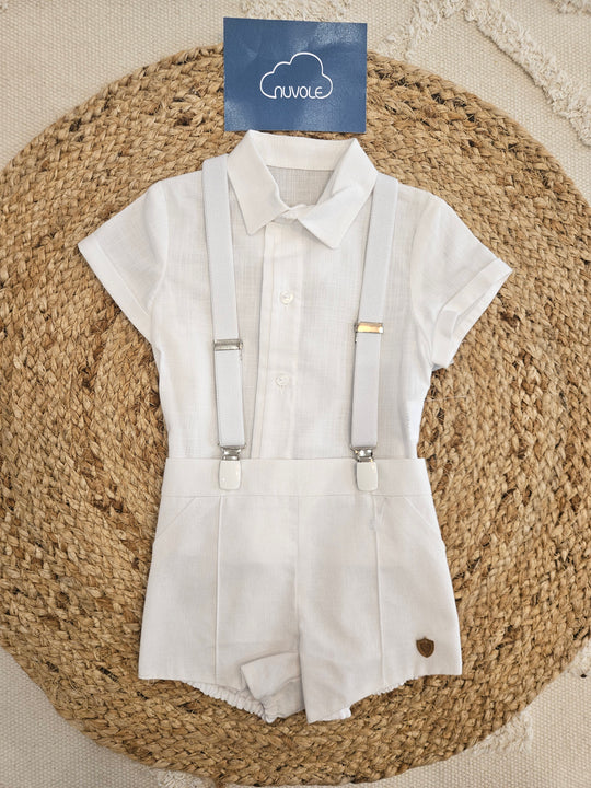 Completo Camicia e Bermuda Bretelle