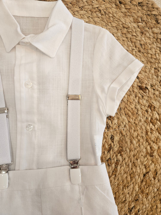 Completo Camicia e Bermuda Bretelle