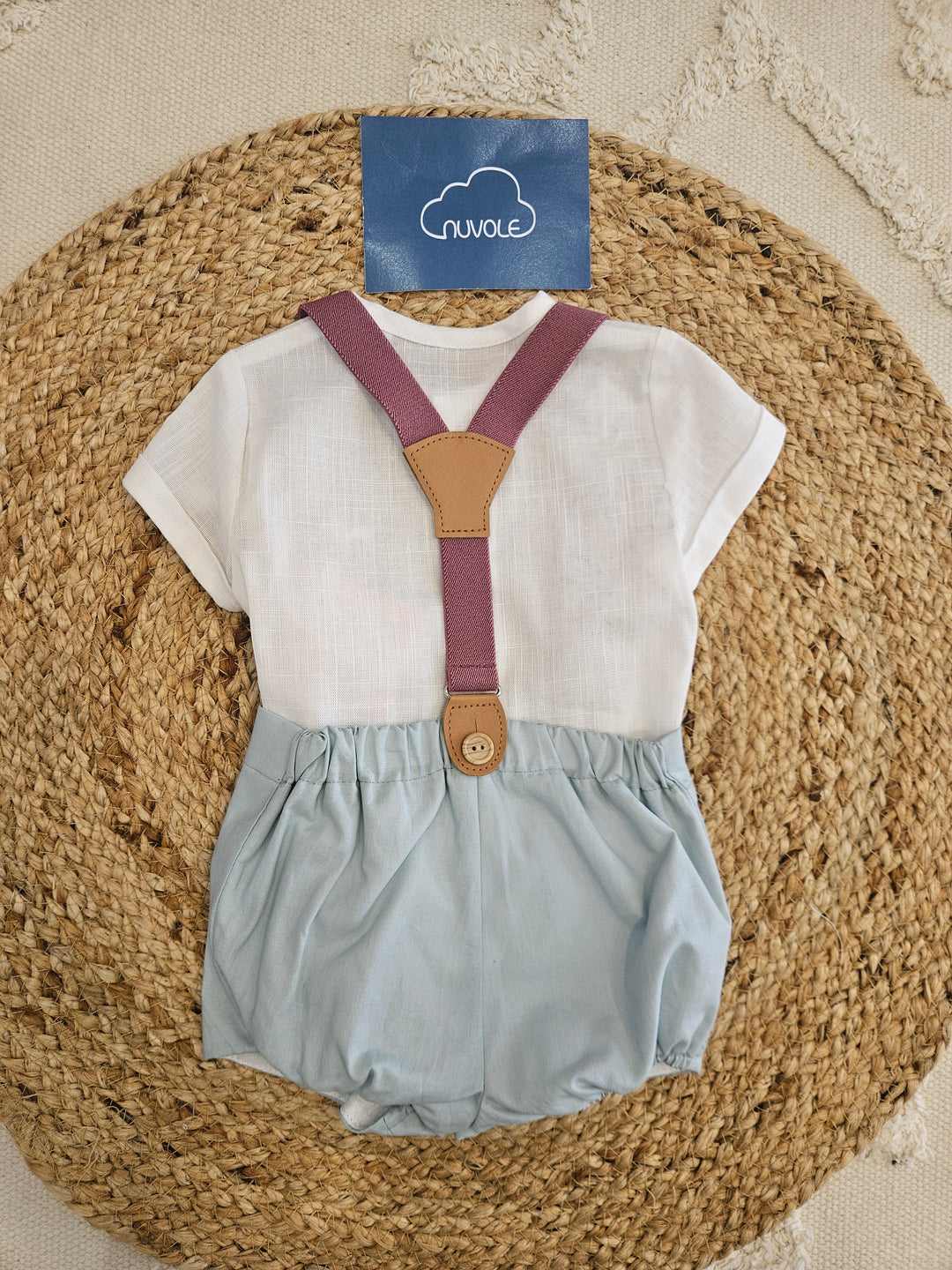 Completo Camicia e Bermuda Bretelle
