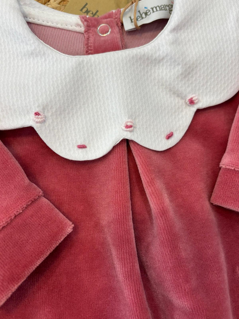 Tutina in ciniglia rose