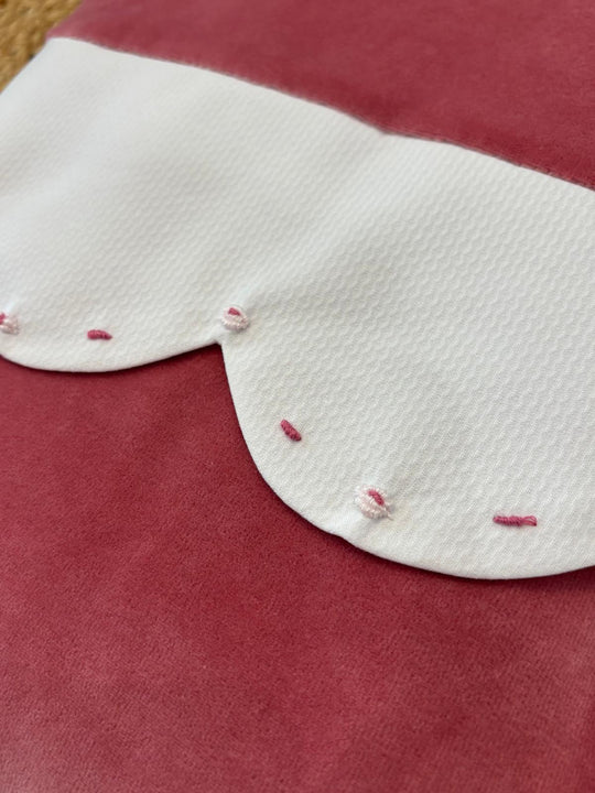 Coperta in ciniglia rose