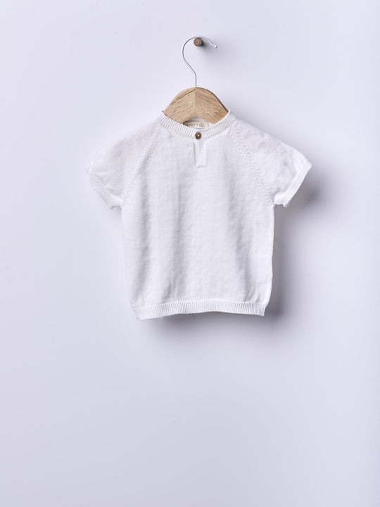 T-shirt in filo di cotone