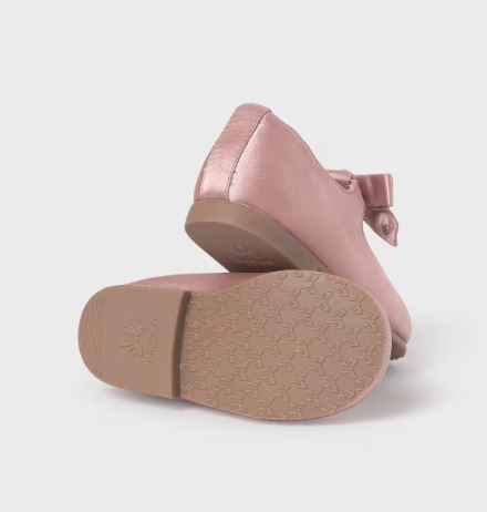 Ballerina di raso rosa