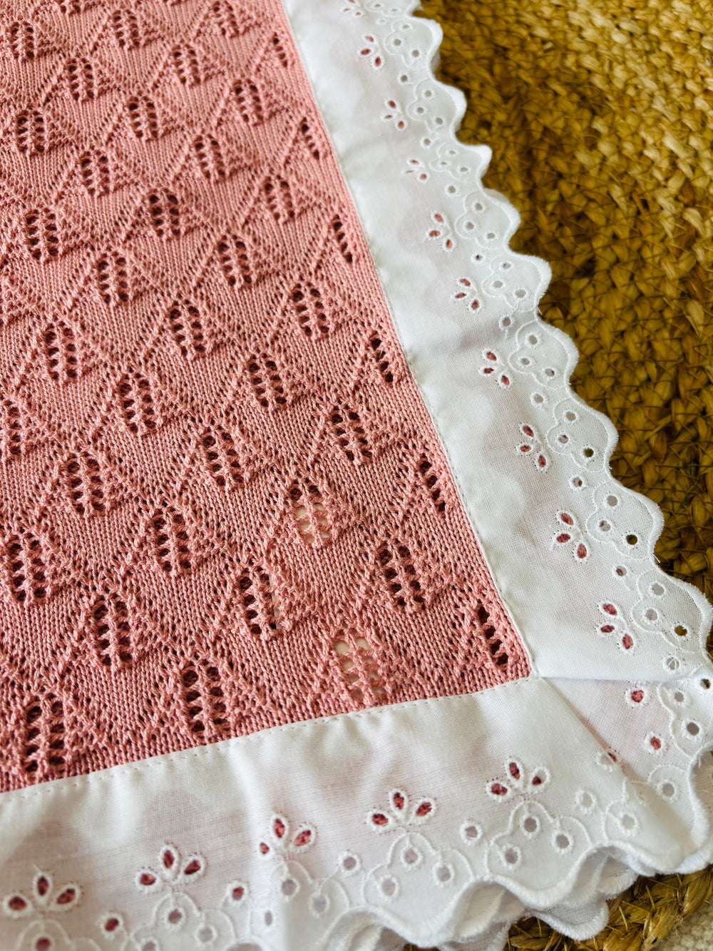 Coperta in filo di cotone blossom