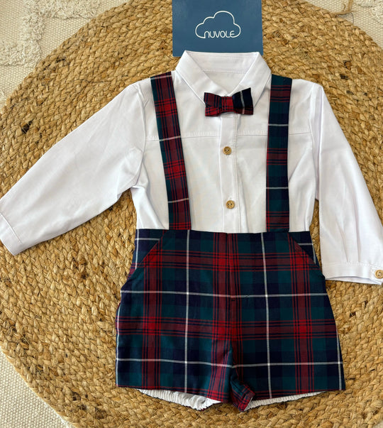 Completo scozzese con papillon