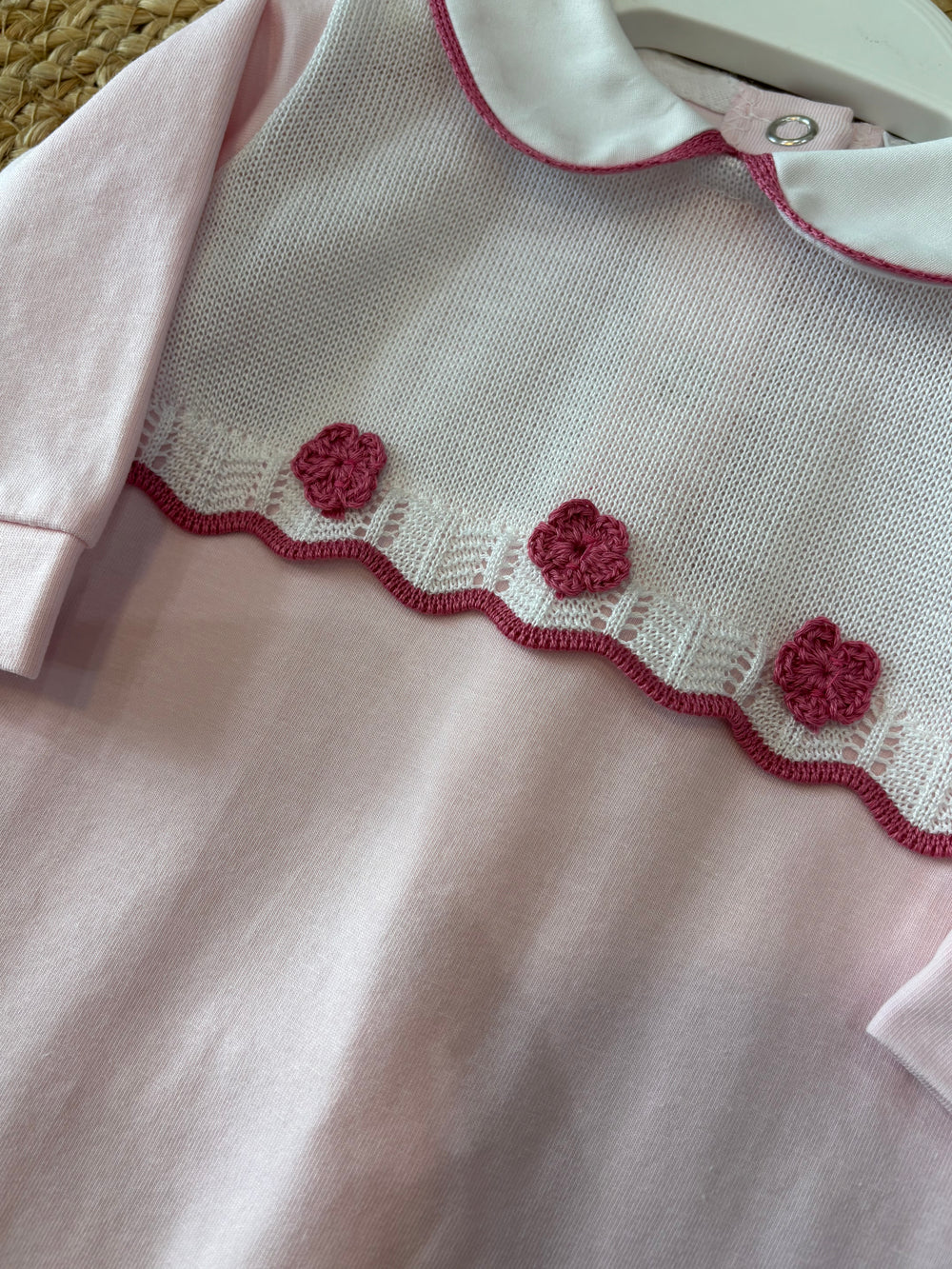 Tutina in cotone roselline