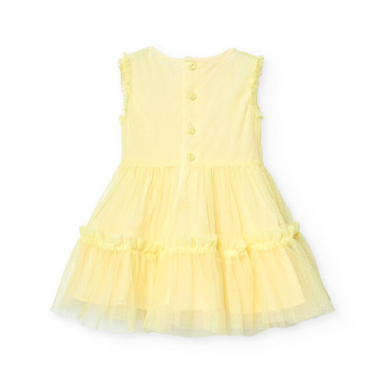 Abito in tulle giallo
