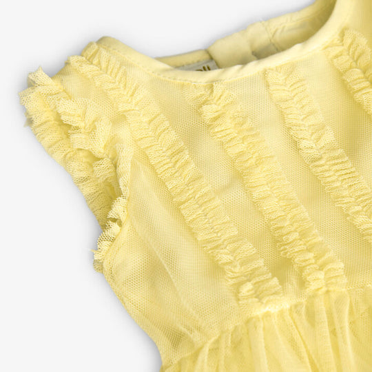 Abito in tulle giallo