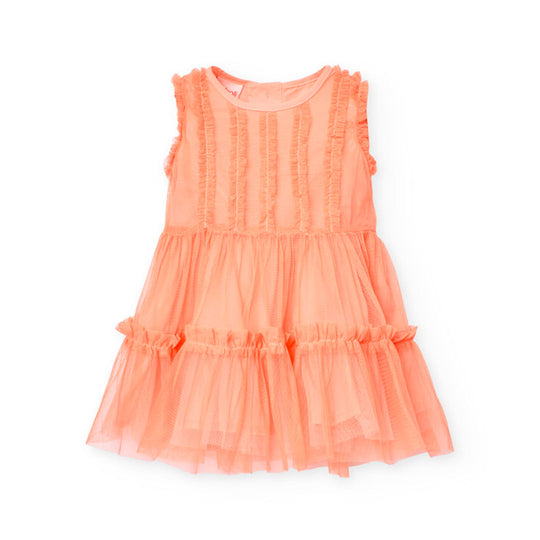 Abito in tulle arancio