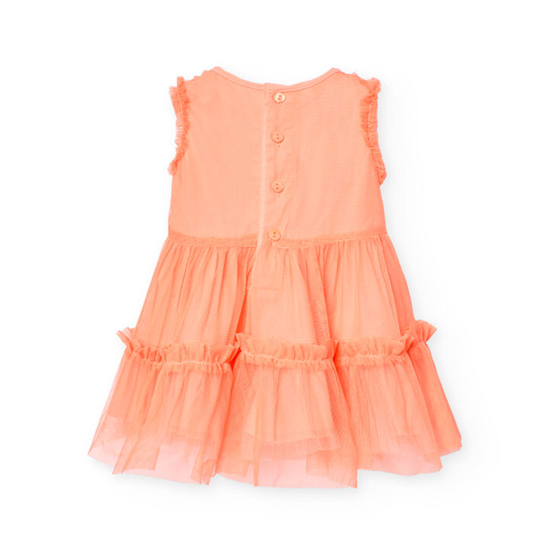 Abito in tulle arancio