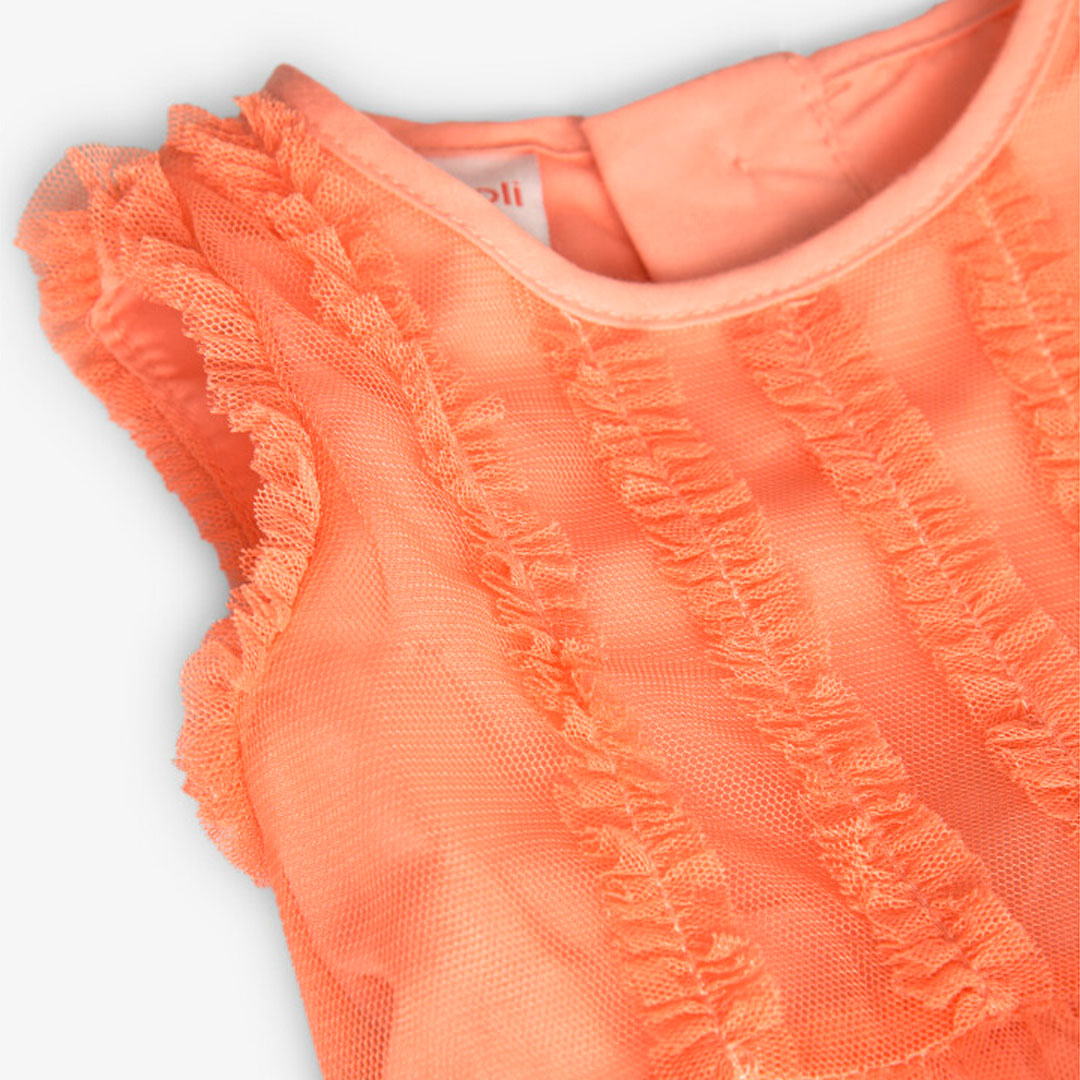 Abito in tulle arancio
