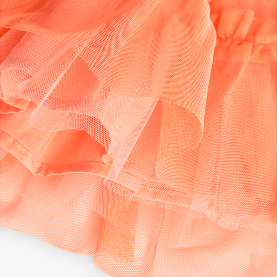 Abito in tulle arancio