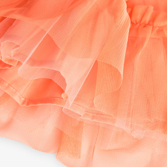 Abito in tulle arancio