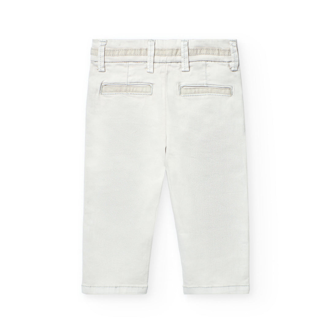 Pantalone gesso