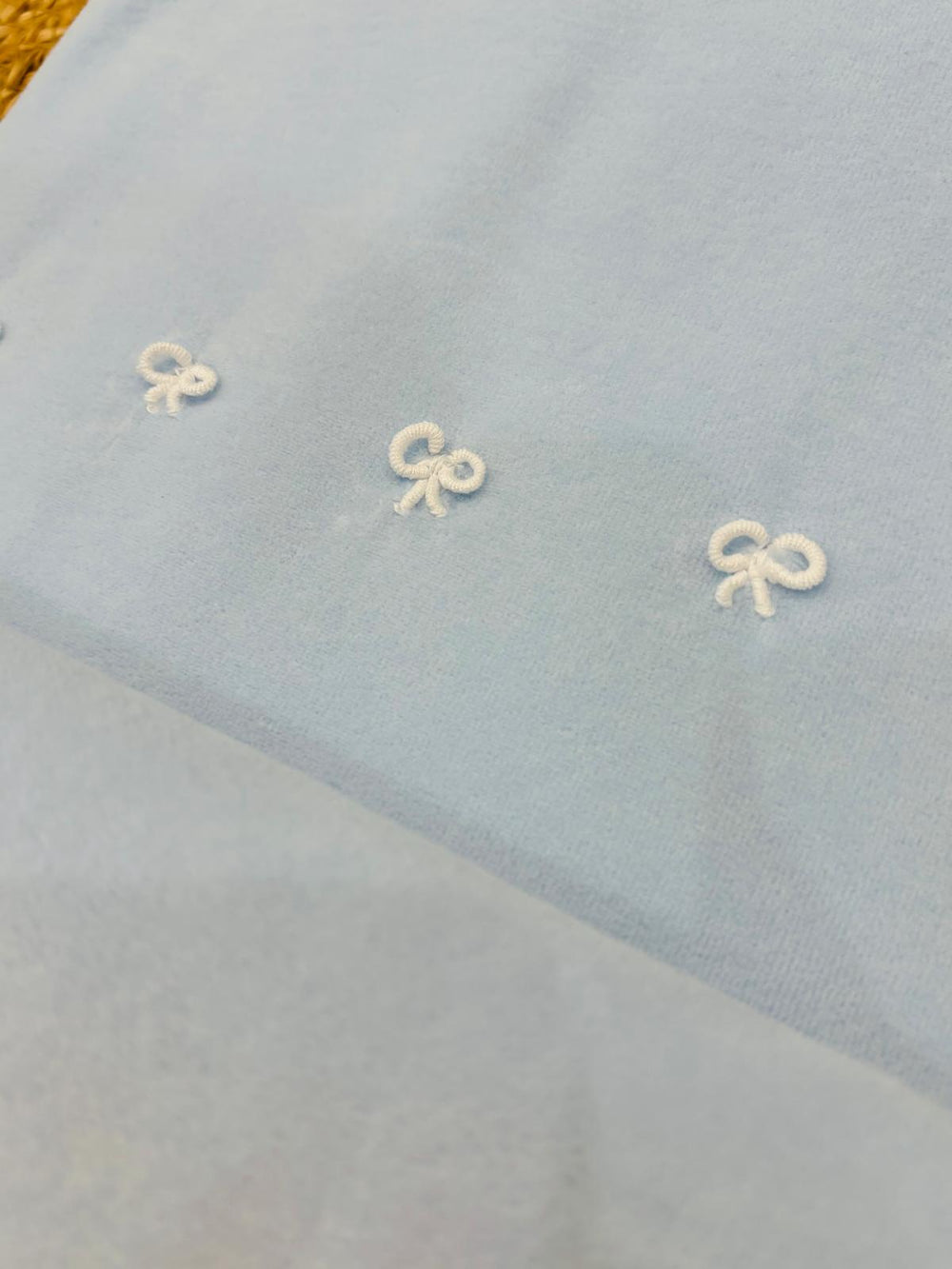 Coperta in ciniglia ''nodo d'Amore''