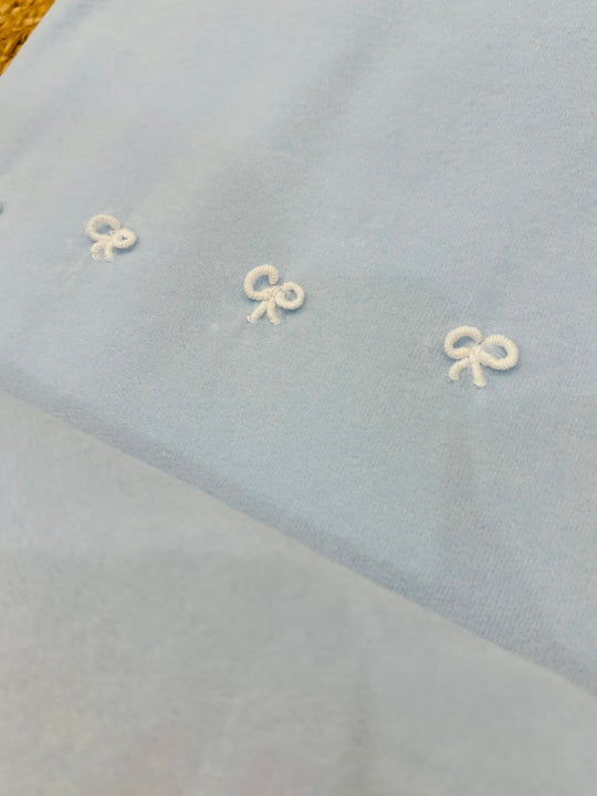 Coperta in ciniglia ''nodo d'Amore''