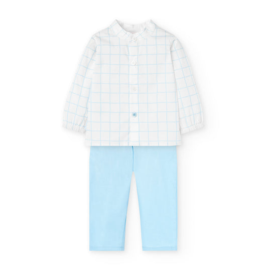 Completo azzurro