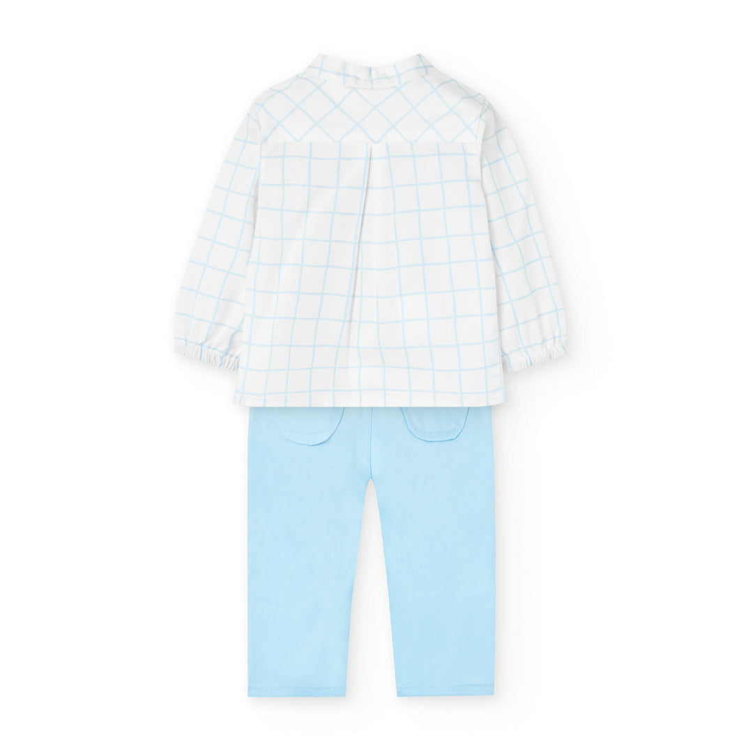 Completo azzurro