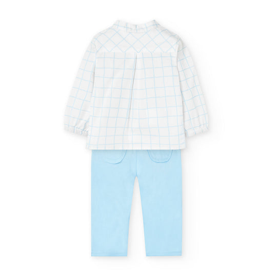 Completo azzurro
