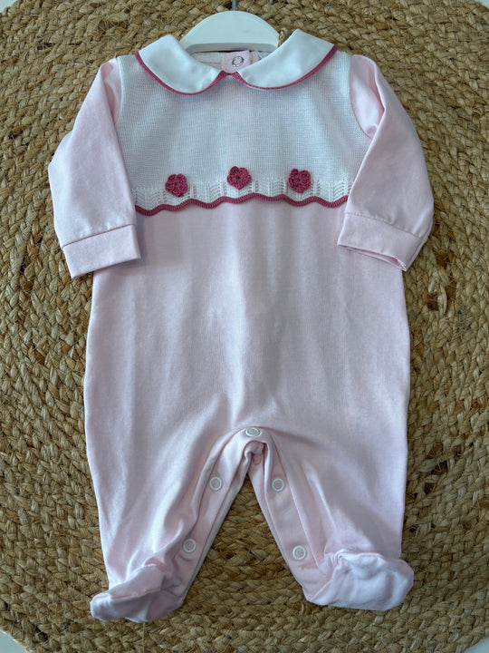 Tutina in cotone roselline