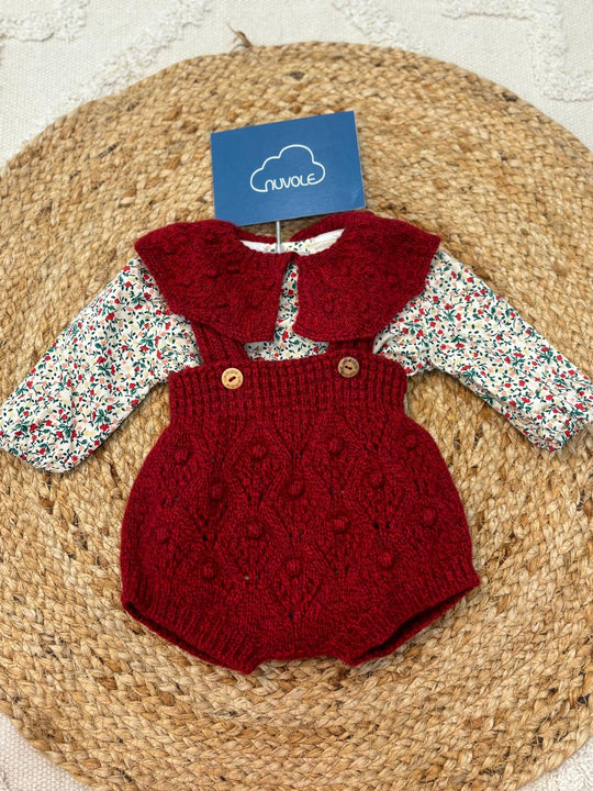 Completo rosso in cashmere