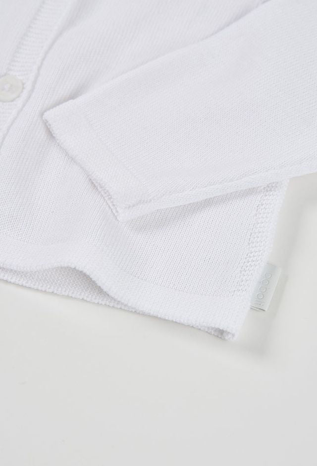 Cardigan di filo bianco