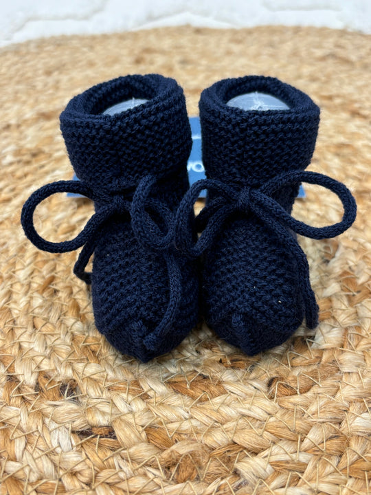 Babbucce in lana blu