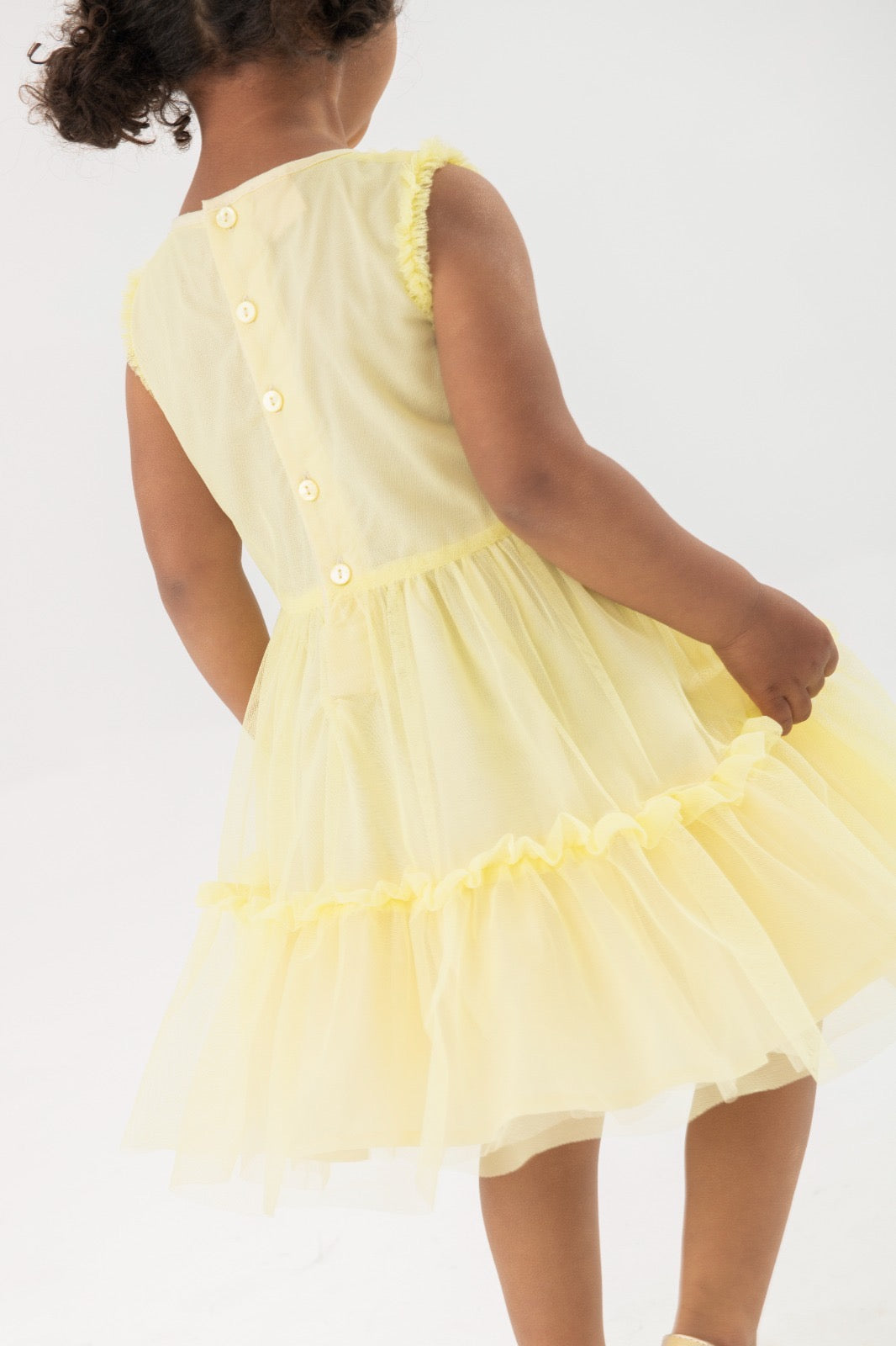 Abito in tulle giallo