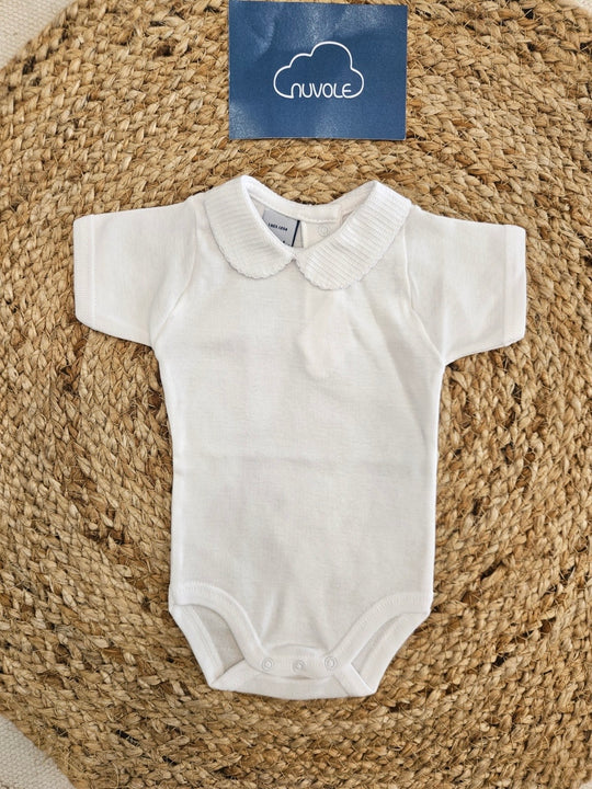 Body con colletto piquet