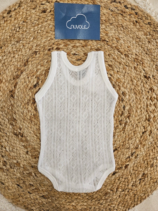 Body bretella in filo di scozia