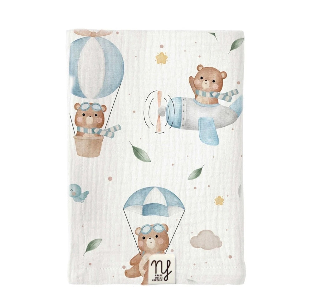 Mussola teddy viaggiatore